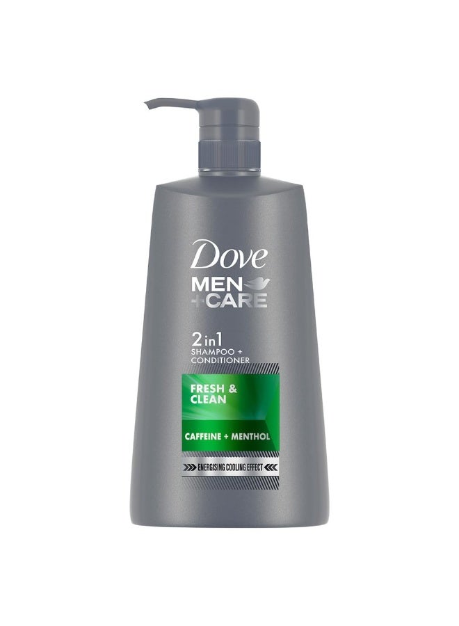 Dove Men+Care Fresh & Clean 2in1 Shampoo+Conditioner, 650 ml